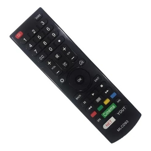 Control Remoto Tv Led Smart Sharp Sh3216 En2c28s Cinema Yout