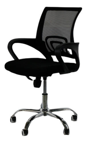 Silla de escritorio Offiho Eco-chair ergonómica negra