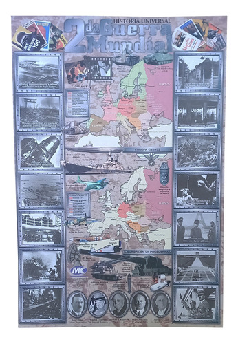 10 Láminas De Historia Universal 2 Surtidas De 35x24cm A5
