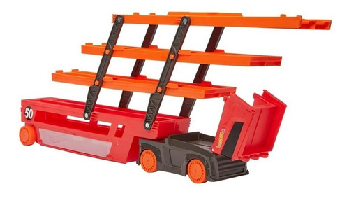 Caminhão Hot Wheels Mega Red Hauler 50th - Mattel Ghr48