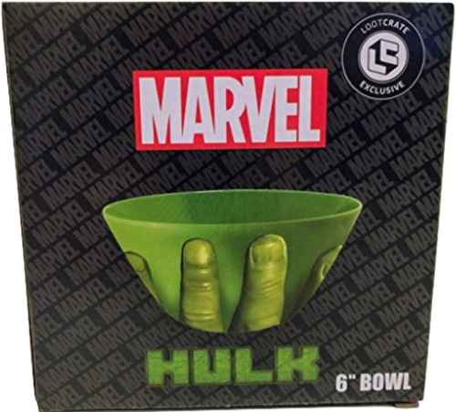  Marvel Hulk Bowl Loot Crate Para Crispetas, Palomitas, Maiz