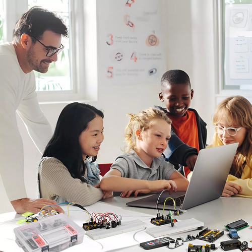 Kit Componentes Arduino Uno R3 Para Principiante Electrónica