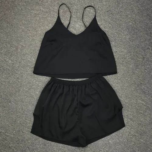 Pijama Para Mujer, Conjunto De Seda, Ropa De Dormir Satinada