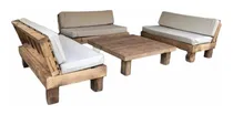 Comprar Living Terraza 3 Sofás Y Mesa De Centro