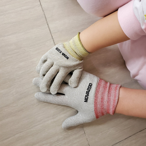 Guantes Con Cobre Antibacterial Para Niños Comodo Reusable