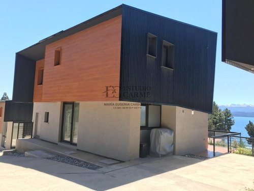 Vista Al Lago Apto Turismo Departamento Tipo Casa De Diseño En Melipal Bariloche En Venta Ideal Inversión Turística Ícono Arquitectónico Lujo Vistas Y Confort Cochera Sum Parrilla Jardín Terraza Deck