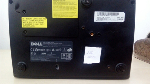 Projetor Dell 1410x Funcionando Ok 2700 Lumens Com Controle (Usado)