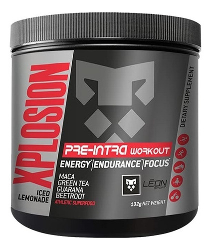 Xplosion Preworkout Aminoácidos Leon Sport Maca Te Verde Gua