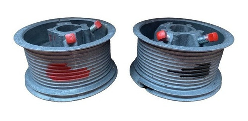 Kit Poleas D400-144 Cal.14 Portón Garage Ascendente P/cable