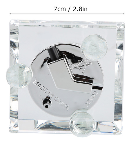 Soporte De Pantalla Led De Cristal 3d En Miniatura Con Base