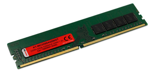 Memória Ram Para Desktop Pc Ktrok 32gb Ddr4 3200mhz Udimm