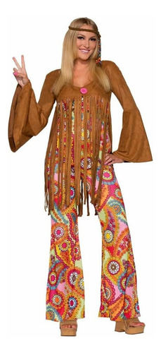 Disfraz De Hippie Mujer Excelente Calidad Rubie´s Costume Co