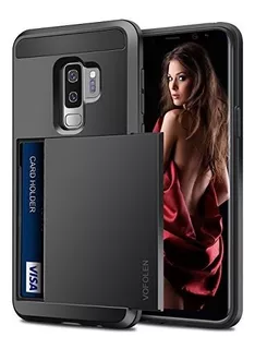 Funda Para Telefono Compatible Con Galaxy S9 Plus Negro
