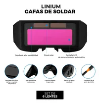 Comprar Set 4 Caretas Soldar Linium Industrial Solar Electronica