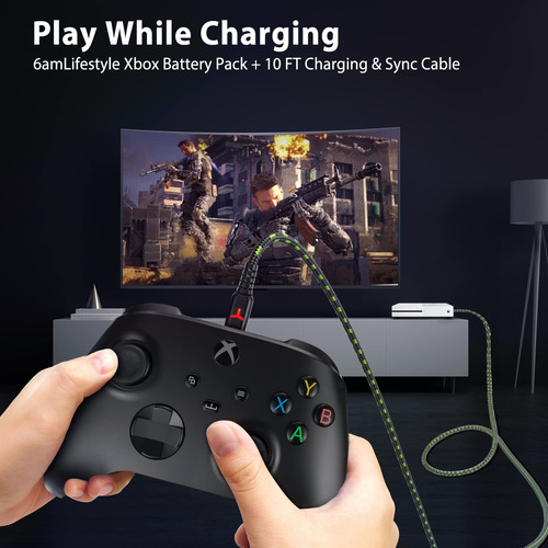 Pack Cargador Batería Recargable Para Controladores Xbox