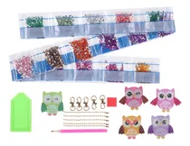 Comprar Chaveiro Diy, 5 Peças, Chaveiro De Coruja, Pingente De Acríl