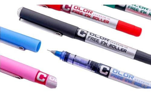 Set Bolígrafos Tinta Gel 0.7 Color Negro 2 Unidades 