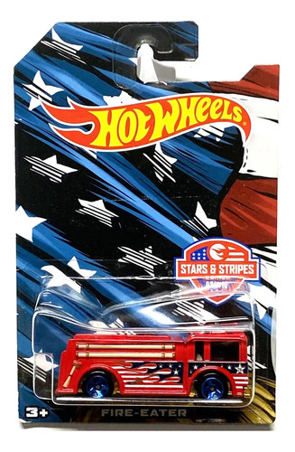 Hot Wheels Fire-eater Stars & Stripes Red Usa 2015 Car