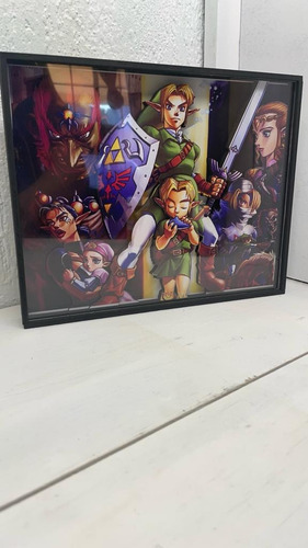 Cuadro 3d (shadow Box) The Legend Of Zelda Ocarina Of Time