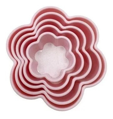 5 Moldes Galleta Flor Reposteria Pnr 4996 Xavi