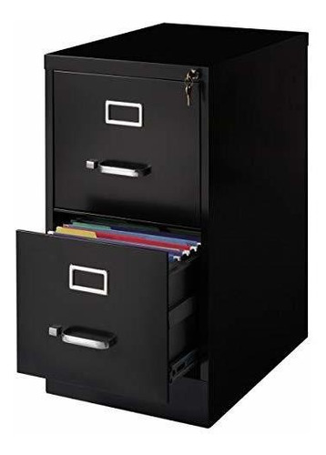 Archivero Vertical Realspace® 2 Cajones 22 , Negro.