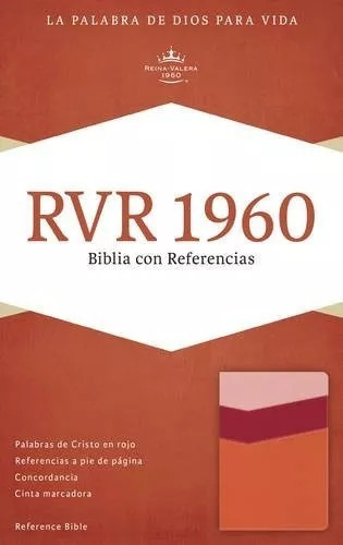 Biblia Con Referencias Rvr1960 Mango/fresa/durazno Claro, Imitación Piel, De Holman Bible Publishers. Editorial B&h Español En Español