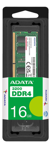Memoria RAM De Notebook Premier Verde 3200 Ddr4 16GB Adata AD4S320016G22-SGN