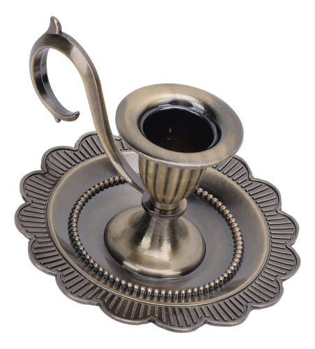 Candelabro Portátil Retro Con Soporte Para Velas De Mesa