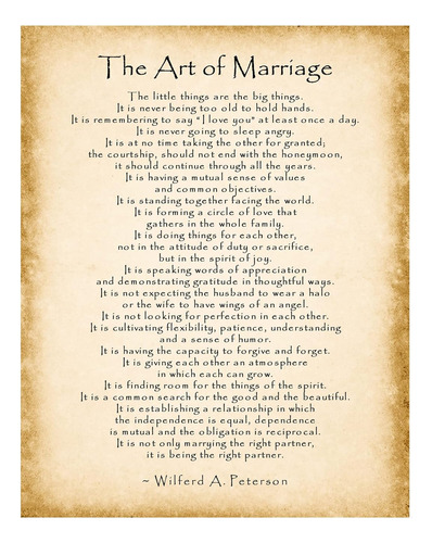 El Arte Del Matrimonio Wilfred Peterson Carta De Amor D...