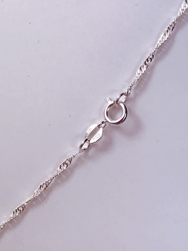Imagem 4 de 6 de Corrente Singapura 45cm + Coroa Rainha Princesa Prata 925