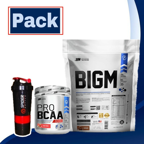 Pack Bigm 5kg + Bcaa 500gr + Shaker 