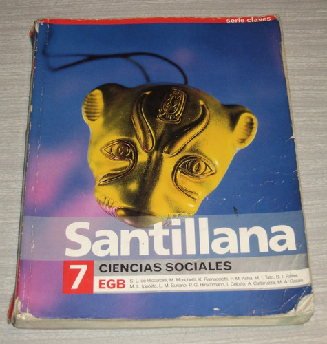 Libro Ciencias Sociales 7 Egb Santillana Serie Claves