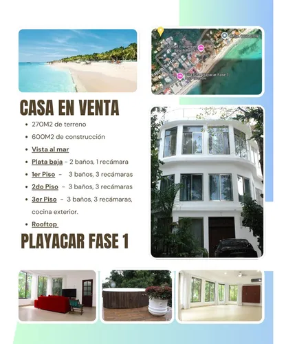 Residencia Exclusiva En Venta En Playacar Fase 1, Playa Del Carmen