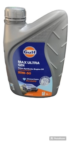 Aceite Para Motor Gulf  20w 50 Semi Sintetico 