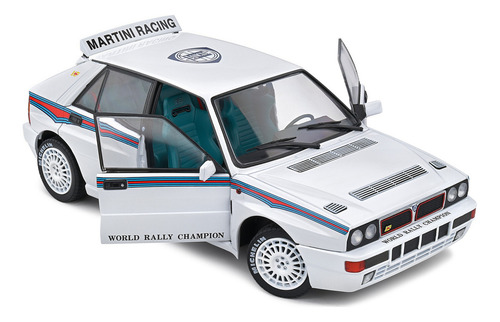 Miniatura Lancia Delta Hf Integrale Evo 1 Martini Racing 6 1992 Branco 1:18 Solido