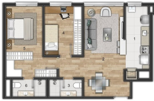 Imagem 8 de 9 de Apartamento Residencial Para Venda, Passo D'areia, Porto Alegre - Ap7076. - Ap7076-inc