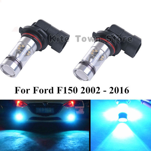 Para Ford F150 2002-2016 Niebla Luces De 8000k Azul Hielo 10