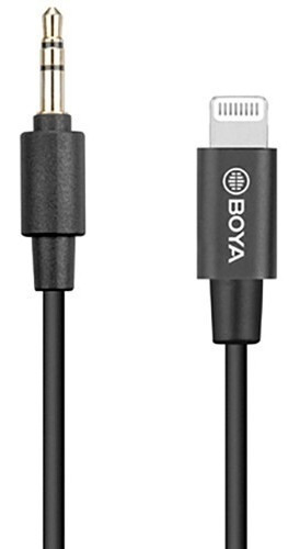 Cable Boya By-k1 Miniplug Trs Macho A Lightning Apple iPhone