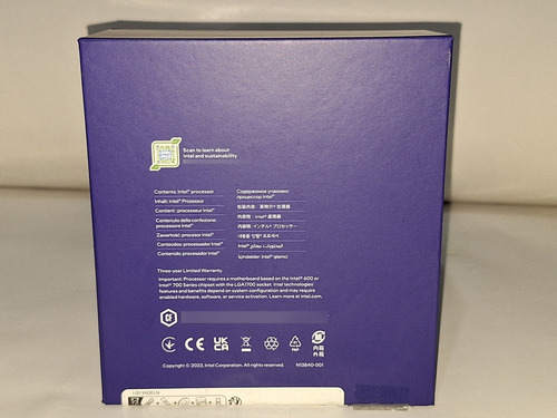 Caja De Procesador Intel Core I9 14th Gen 14900k (Usado)