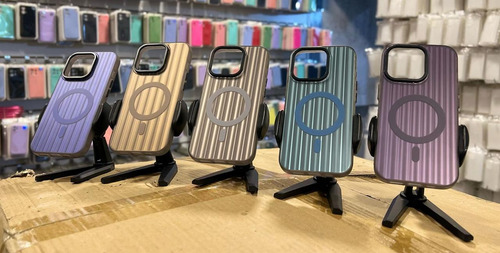 Funda Magnética Para Iphone 13 15 16 Pro Max Mate Reforzada Azul Iphone 16 Pro