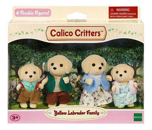 Calico Critters Familia Labrador Amarillo