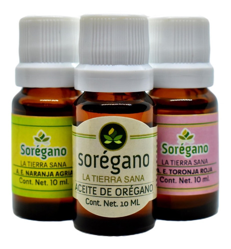 Sorégano|kit Aceite Esencial De Orégano Y 2 Cítricos Yucatán