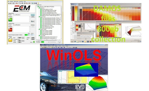 Compilado Pack Damos + Kwp Winols Ecm Chip Tunning