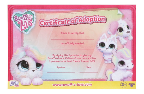 Imagen 5 de 10 de Peluche Scruff A Luvs Mascota Furballs Little Lives Pets Pas
