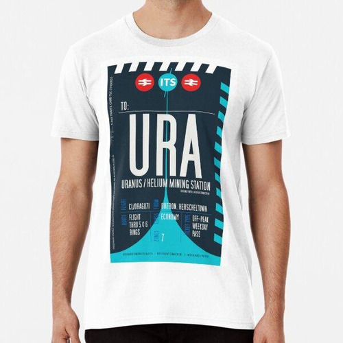 Remera Uranus Boarding Pass (interplanetary Space Travel Tic