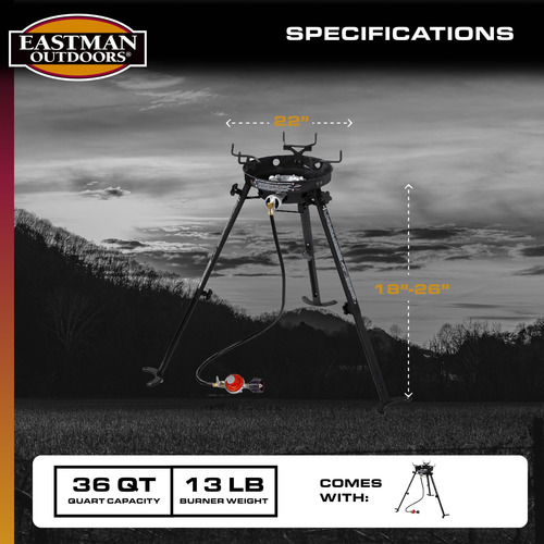 Quemador Portable Kahuna Eastman Outdoors Xl Con Frenos