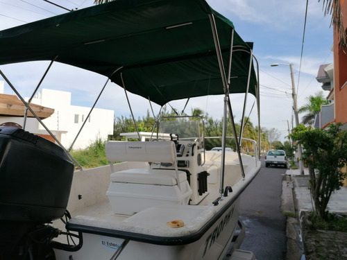 Lancha Trophy 18 Pies Modelo 2009 Con Motor Mercury 2 Tiempo