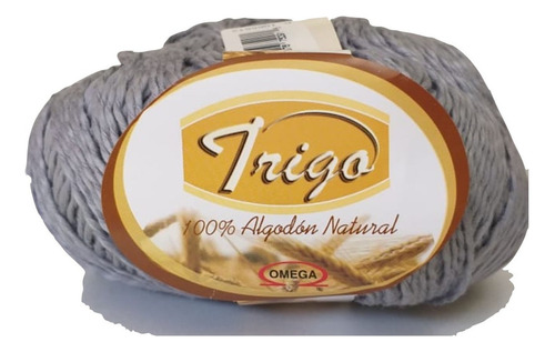 Hilaza Trigo 100% Algodón Madeja De 100 Gramos Color Ceniza