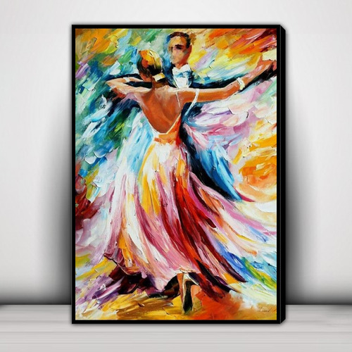 Cuadro Decorativo Arte Bailando Danza G831