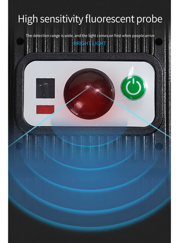 X2 Foco Led Solar Foco Solar Sensor Movimiento Control 100w
